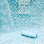 Floral Embroidered Organza Unstitched Dress Material